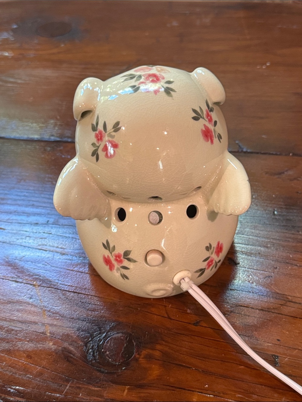 Vintage Porcelain Pig Night Light - Picture 3 of 10